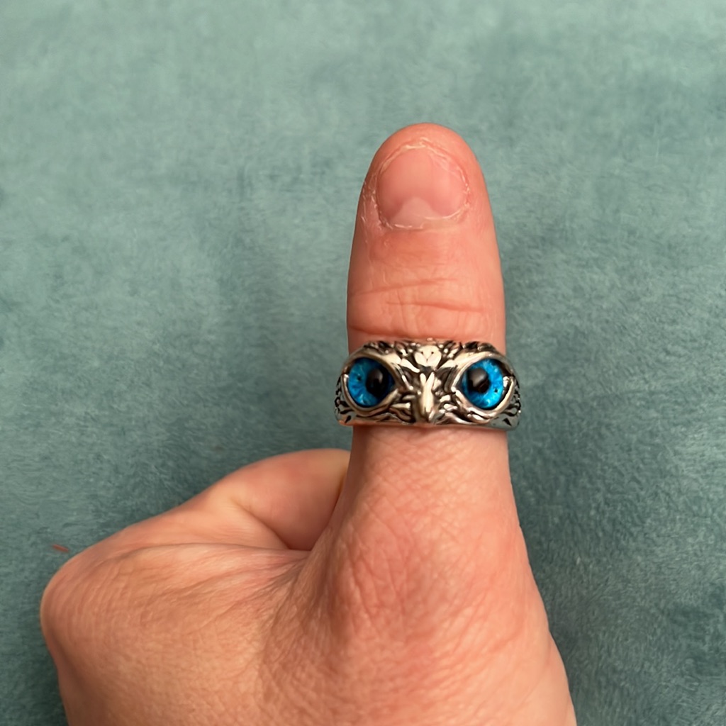 Adjustable Owl Ring
